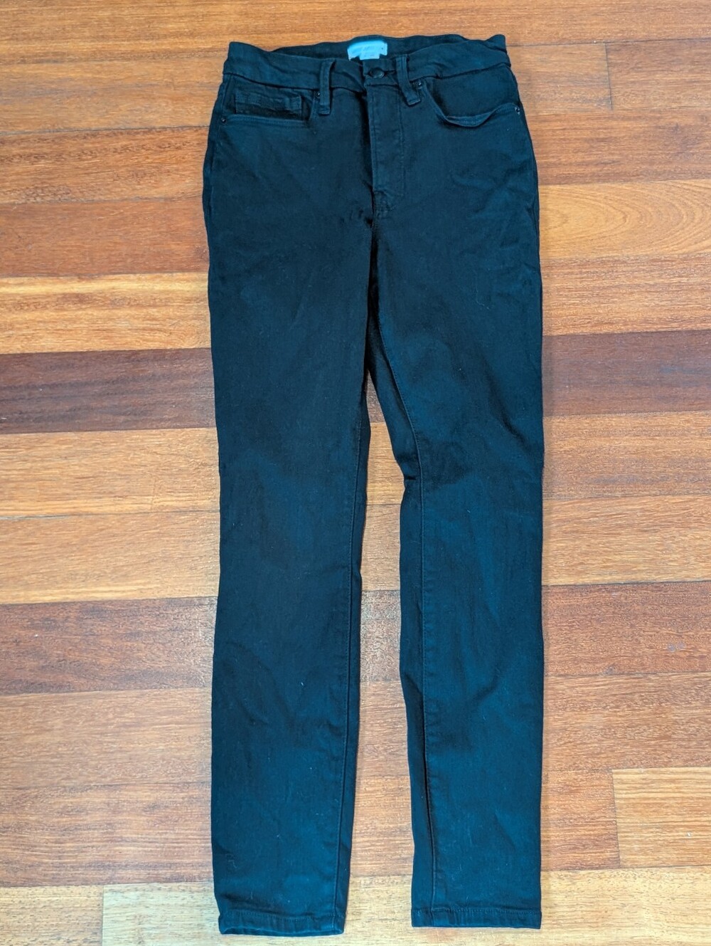 Good American Black High-Rise Jeans Skinny